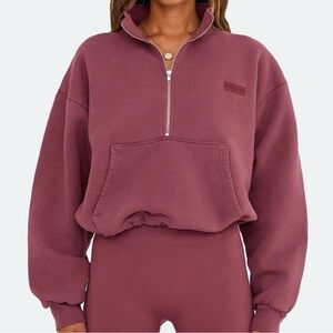 Set Active Heavyweight Half-Zip Sweatshirt